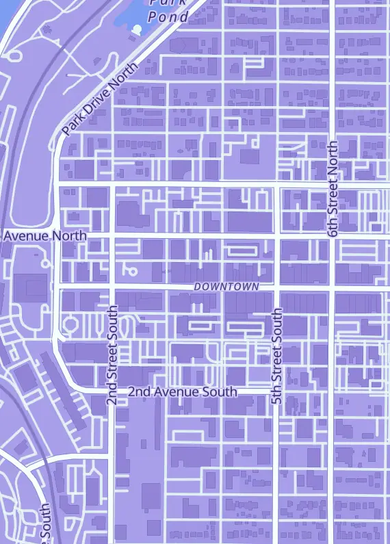 Street map around Retrofix Gaming, 313 Central Ave, Great Falls, MT