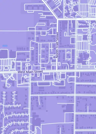 Street map around Retroville Games, Whitewater
