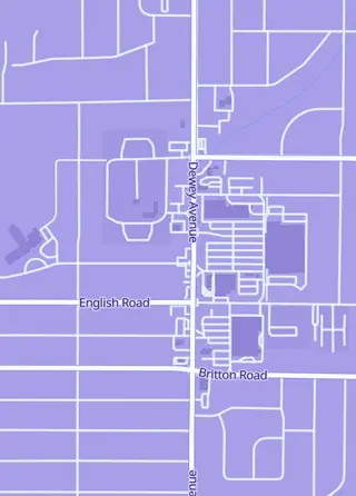 Street map around Rhino's Comics and Collectibles, Rochester
