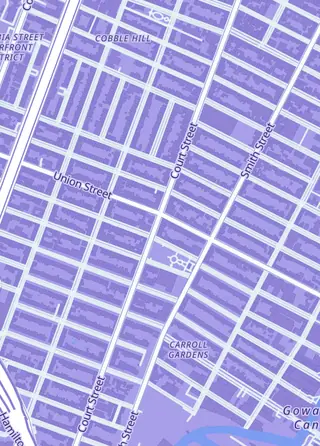 Street map around Runnin' Wild Kids, Brooklyn