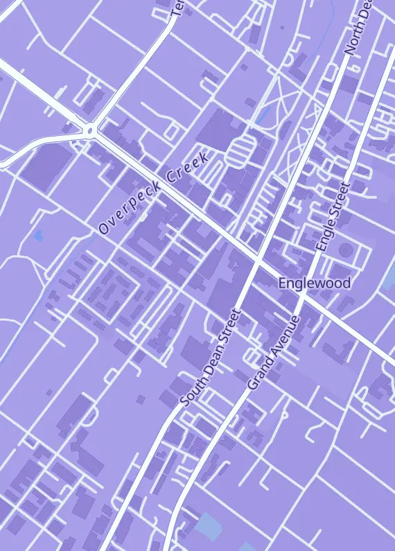 Street map around Saga Concepts, 35 S Van Brunt St, Englewood, NJ