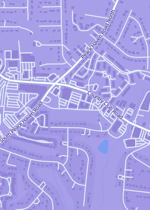 Street map around Score More Sports Collectibles, 4944 Martin View Ln, Winston-Salem, NC