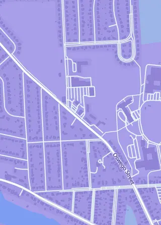 Street map around Shiny Cardboard and Collectibles TCG, Baldwinsville