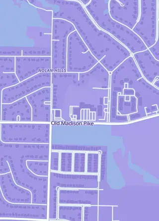 Street map around Shiny Edition, Madison