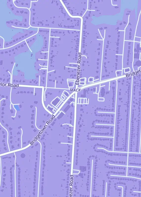 Street map around Shoeless Joe's, 6123 Bridgetown Rd, Cincinnati, OH
