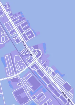 Street map around Showtime Sports Cards & Collectibles, Jacksonville