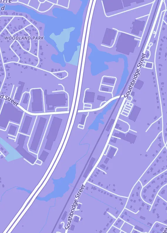 Street map around Sick Deals Gaming Co., 48 Sword St Ste 203, Auburn, MA