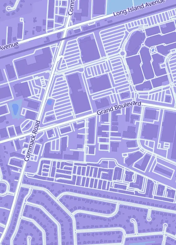 Street map around Smoke and Mirrors Hobby, 3 Brandywine Dr, Deer Park, NY