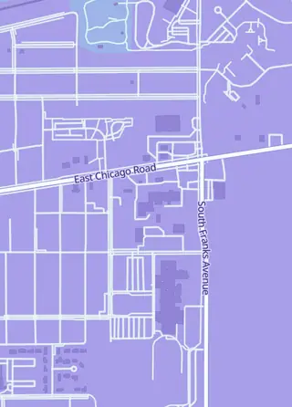 Street map around Snyder's Nerd Cave, Sturgis