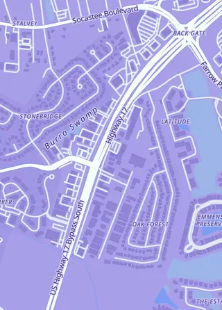 Street map around Sports Cards Plus, Myrtle Beach