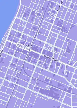 Street map around Sports Zone Toys & Comics, Sunbury