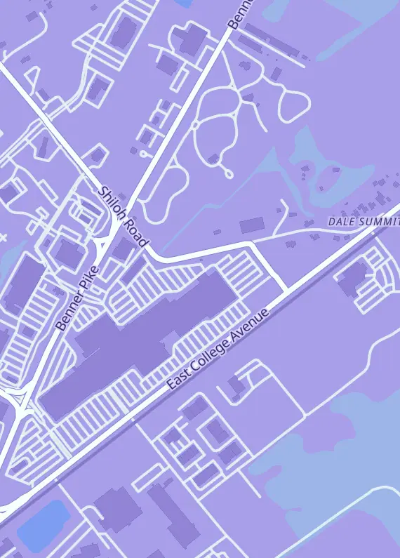 Street map around Sportscards Plus, 2901 E College Ave, State College, PA