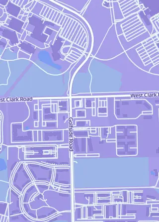 Street map around Stadium Cards and Comics, Ypsilanti
