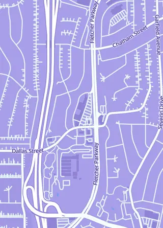 Street map around Supreme Card Shop, La Mesa