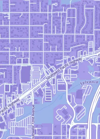 Street map around T2 Trading Cards & Collectibles, Tigard