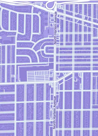 Street map around Tacticians, Chicago