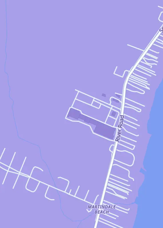 Street map around Techno Cure Computers & Video Games, 6760 River Rd, Marine City, MI