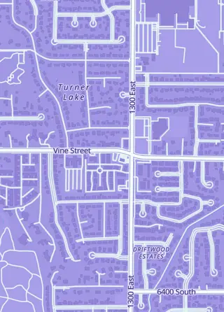Street map around The Card Coop, Murray