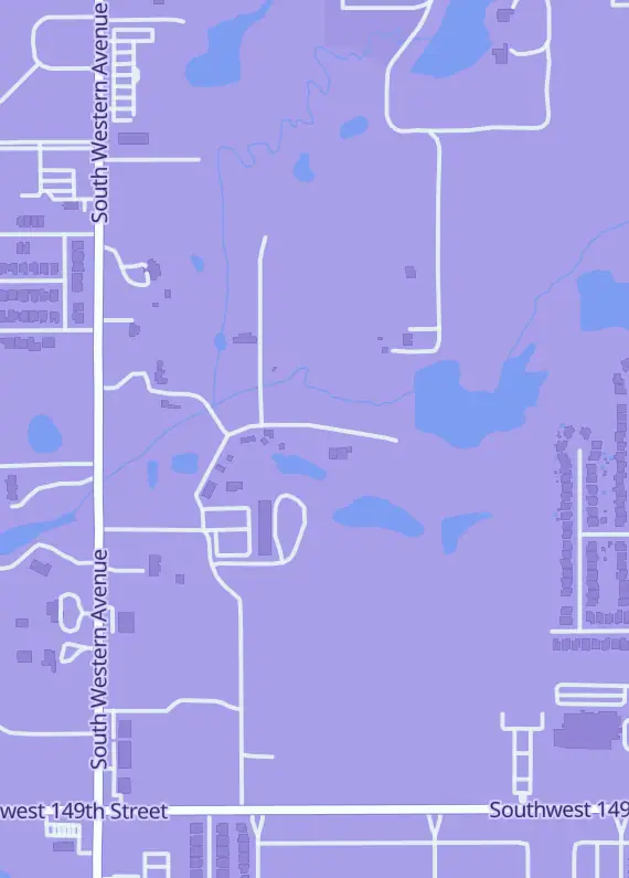 Street map around The Card Farm, 14400 S Western Ave, Oklahoma City, OK