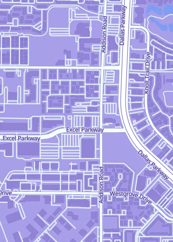 Street map around The Cerulean Trove, 785 W Hidden Creek Pkwy, Burleson, TX