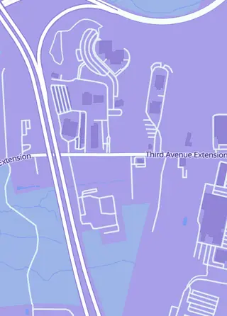 Street map around The Collector's Friend, Rensselaer