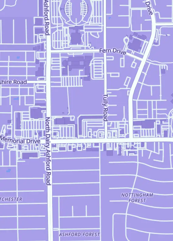 Street map around The Forge Hobbies & Games, 14520 Memorial Dr Unit #28, Houston, TX