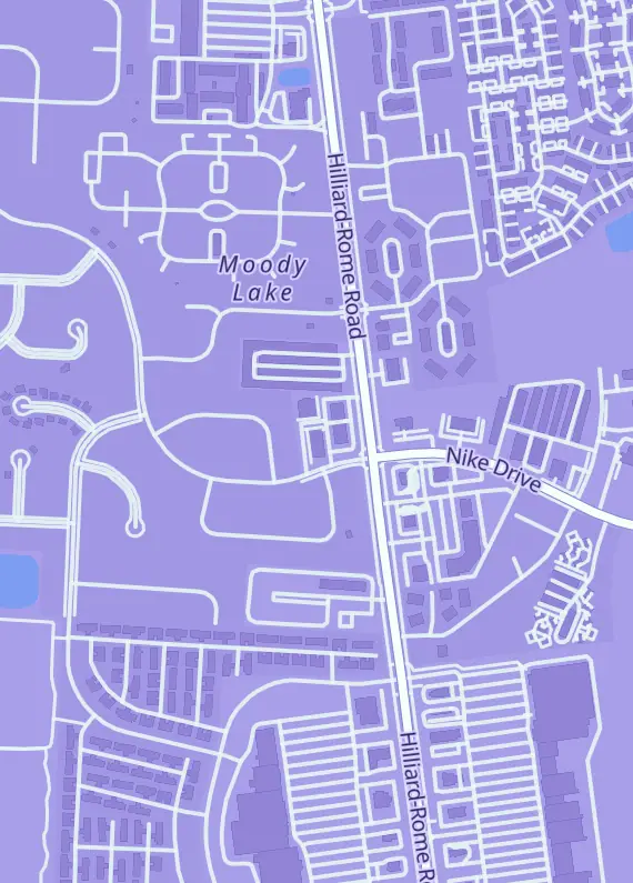 Street map around The Guardtower, 5514 Nike Dr, Columbus, OH