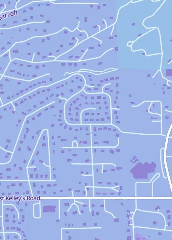 Street map around The Guild, 302 April Sun Ct, Woodland Park, CO