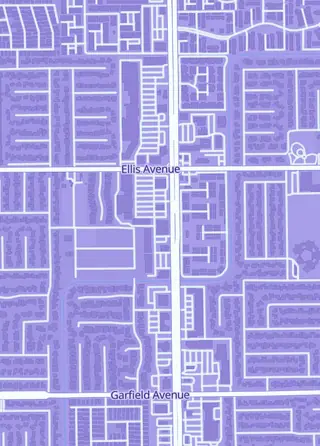 Street map around The KeyMaster, Fountain Valley