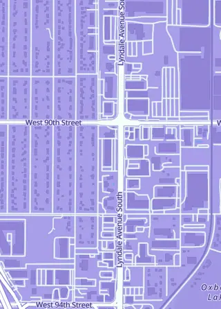 Street map around The Lost Zone Cards and Collectibles, Bloomington