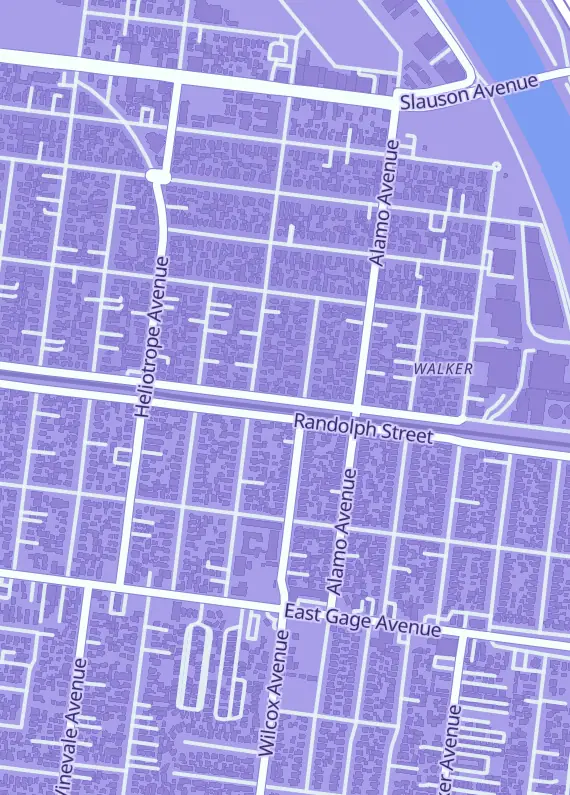 Street map around The Toys Squad: Juguetes Exclusivos de USA Directo a Tu Casa, Maywood, CA