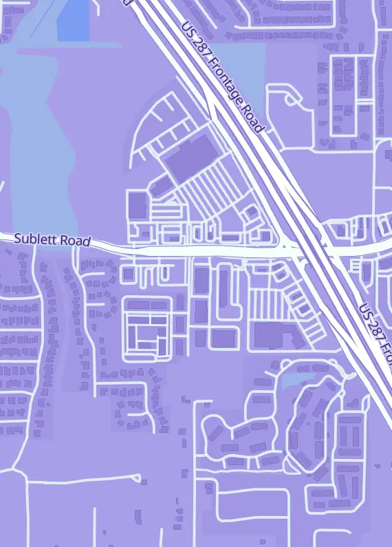 Street map around Todd's Toys, 6221 Joplin Rd Ste 151, Arlington, TX