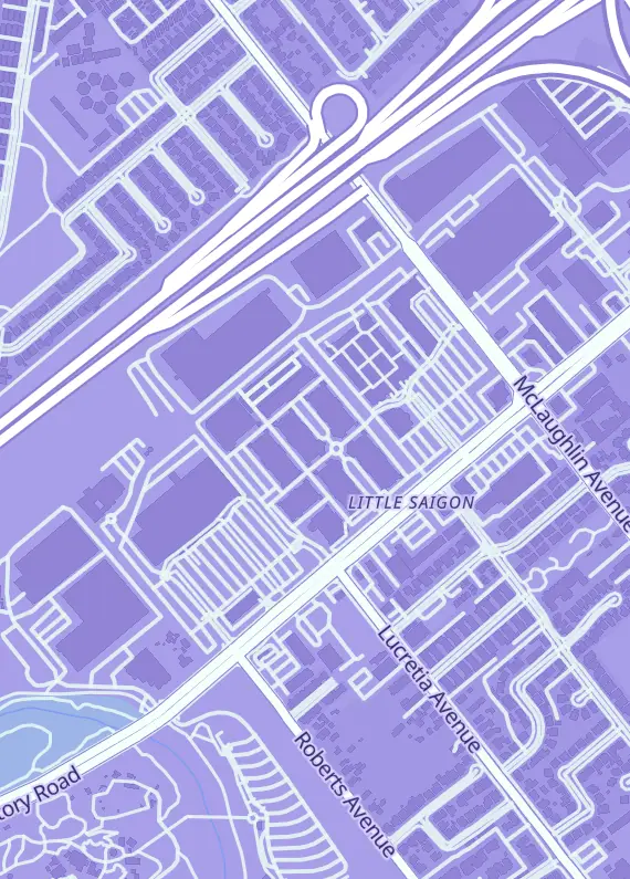 Street map around Tofu's Trading, 969 Story Rd Unit 6078, San Jose, CA