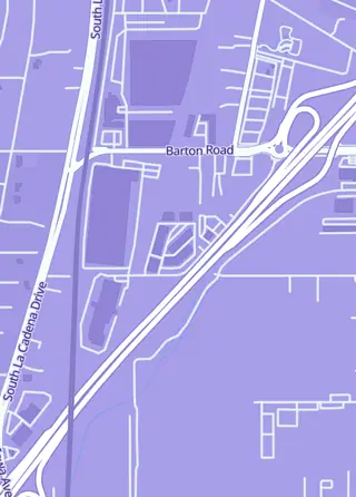 Street map around Top Choice Gaming, Colton