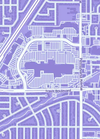 Street map around ToysHut, Fairfield