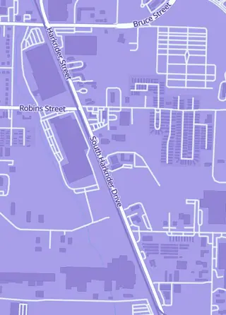 Street map around Trainer J's, Conway