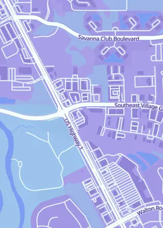 Street map around Treasure Coast Magic, Port St Lucie
