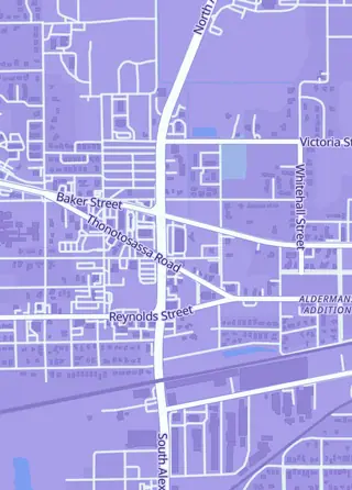 Street map around Treasuretrovecards, Plant City