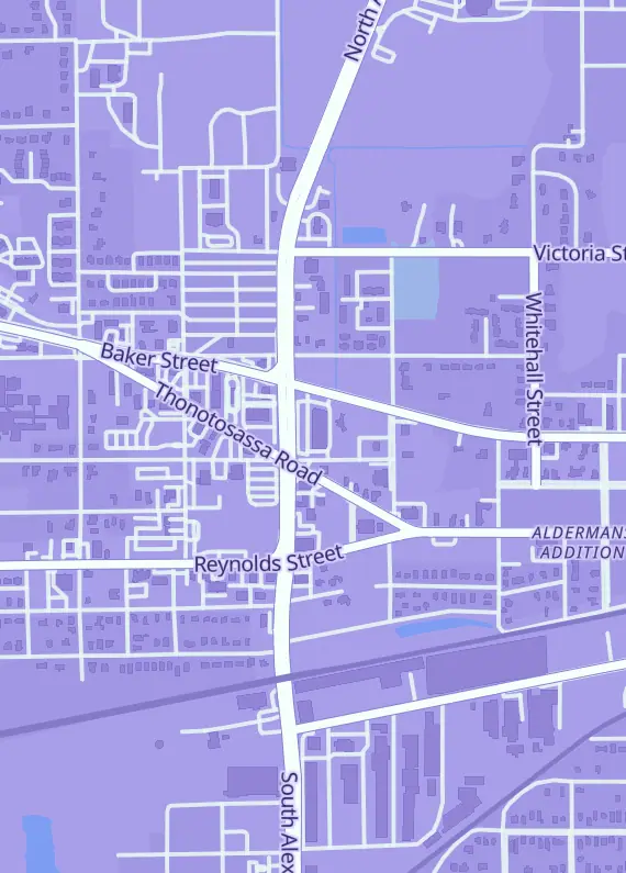 Street map around Treasuretrovecards, 408 N Alexander St, Plant City, FL