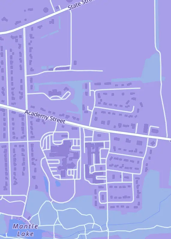 Street map around TVT Trading, 159 Academy St, Presque Isle, ME