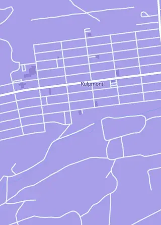 Street map around Two Dudes Card Shop, Kulpmont