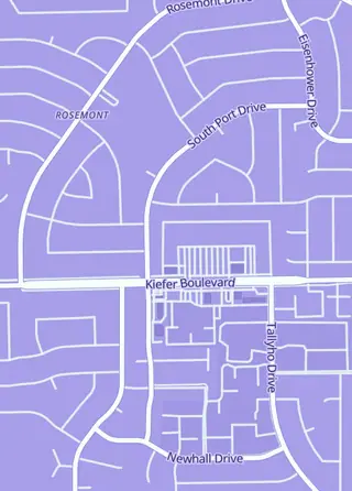 Street map around UltimateSpiceGaming LLC, Sacramento