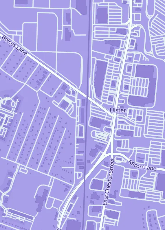 Street map around Upstate Sports Cards, 1094 Morton Blvd, Kingston, NY