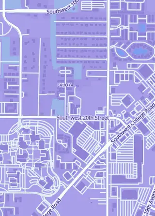 Street map around Vibranium Comics, Ocala