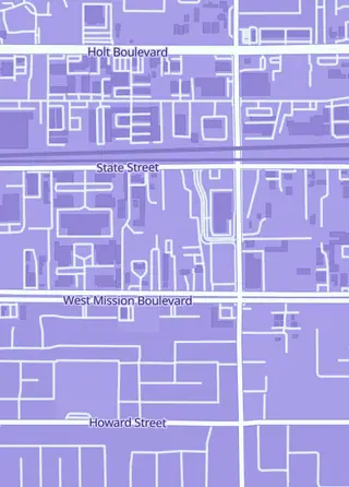 Street map around WaWoo Fun, Montclair