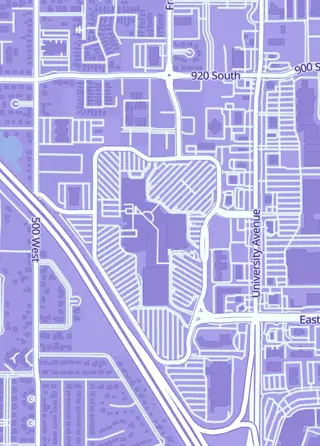 Street map around We Geek Together, Provo
