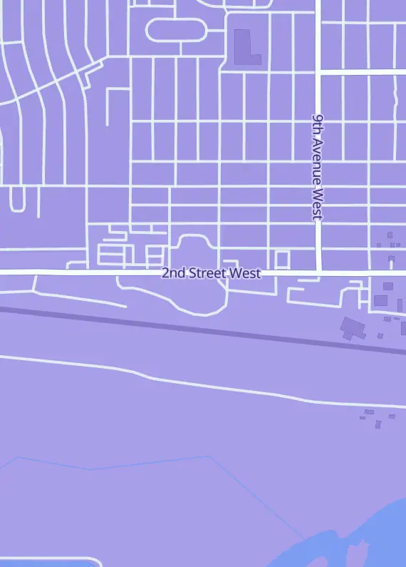 Street map around Williston Games and More, 1105 2nd St W Ste 102, Williston, ND