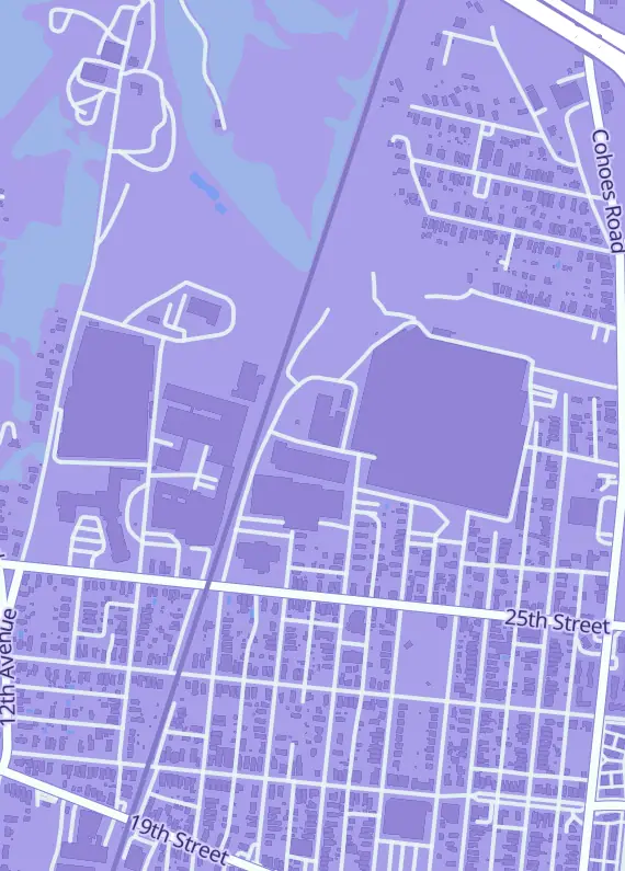 Street map around www.MattsBaseball.com, 2622 7th Ave, Watervliet, NY