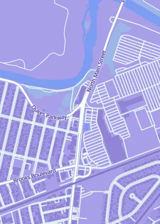 Street map around XPcollect, Manville