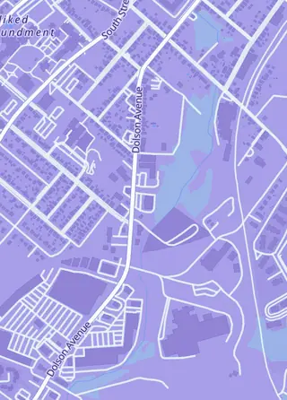 Street map around ZCGames, Middletown
